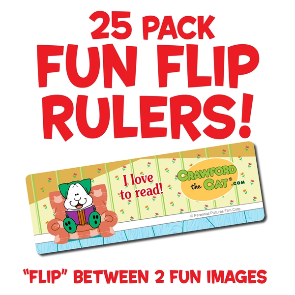 Lenticular Rulers (6 inches)  -  25 pack