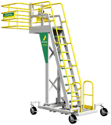 RollAStep C Series Mobile Self Leveling Stair Work Platform - C8