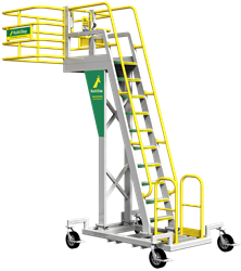 RollAStep C Series Mobile Self Leveling Stair Work Platform - C10