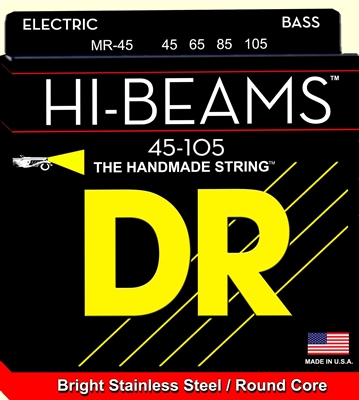 Hi-Beam Stainless Steel Bass Strings 45-105 Medium 4-String