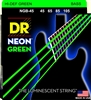 Hi-Def Neon Green Coated Bass Strings 45-105 Medium