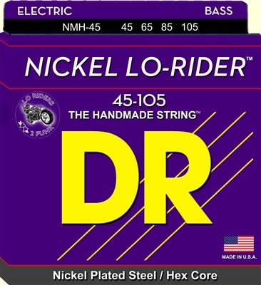 Nickel Lo-Rider Nickel Plated Bass Strings 45-105 Medium