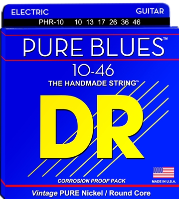 Pure Blues Pure Nickel Electric Guitar Strings 10-46 Medium