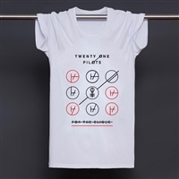 Twenty One Pilots T-Shirts Men's Casual Short Sleeve O Neck Cotton