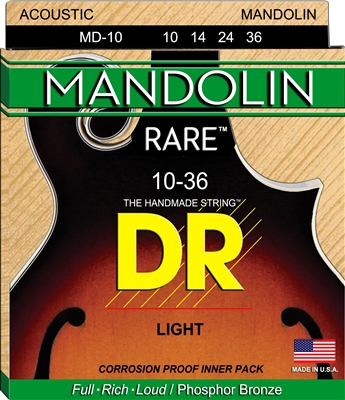 RARE Mandolin Guitar Strings 10-36 Light