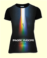 Womens Imagine Dragons - Evolve 3D Print T-Shirt Short Sleeves Tee Creative S