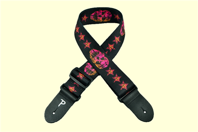 Skull & Stars Perri's Guitar Polyester Strap