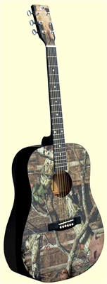 Mossy Oak Infinity Camo Acoustic Guitar