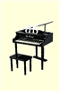 De Rosa PA303R-BK Baby Grand Piano