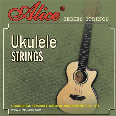 Alice AU02 Ukulele Strings Set - Black Nylon