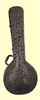 Stone Banjo Black Western Case w/Hygrometer