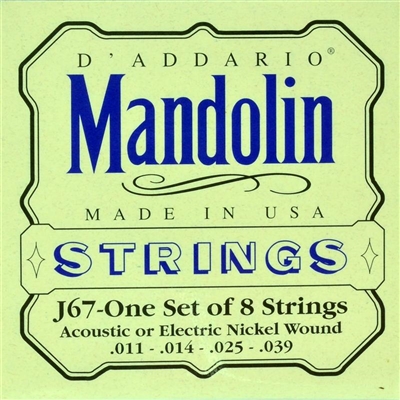D'Addario J67 Mandolin Strings Set