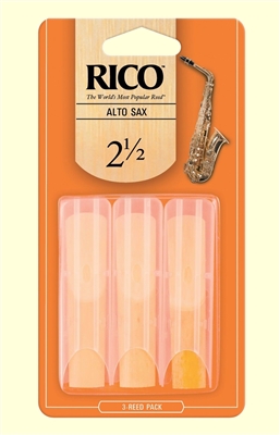 Rico Reeds Alto Saxophone 2 1/2 Strength
