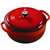 Lodge EC6D43 Dutch Oven, 6 qt Capacity, Iron, Red, Loop Handle