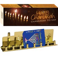 0065- Chanukah To Go, menorah & candles