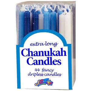 0081-B- Tall Chanukah Candles