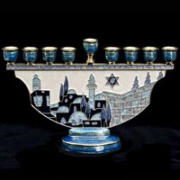 G-1010: Menorah - Jerusalem, 5"