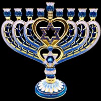 G-1025: Menorah, jeweled, Regal