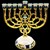 G-1026: Menorah, jeweled, Lovely