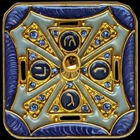 1115-E- Dreidel, Jeweled