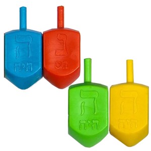 0118- Dreidel Erasers - medium