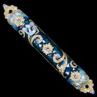 1228- Mezuzah Case, jeweled, small