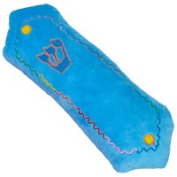141-B: Plush Mezuzah, 10" Blue