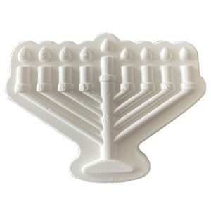 307-MB: Paint a Plaster Menorah in Bulk