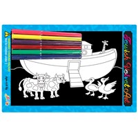 348: Noah's Ark Velvet Art