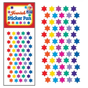 387: Star of David (Solid) Stickers-prismatic