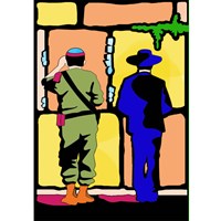 430-K: Bulk Prayer at the Kotel Velvet Art