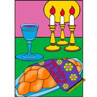 440-B: Shabbat  Canvas Art Boards (bulk)