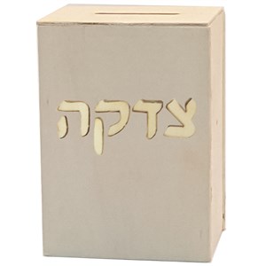 0524-B- Paint your own Tzedakah  Box -BULK