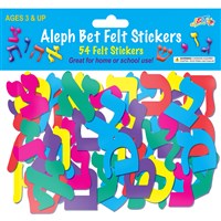 550: Aleph Bet Felt Stickers