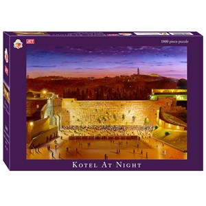 673: 1000 pc puzzle, Kotel at Night