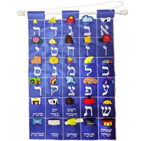 0703- Aleph Bet Wallhangings (blue)