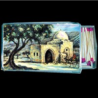 808-S: Rachel's Tomb (mini matchbox)
