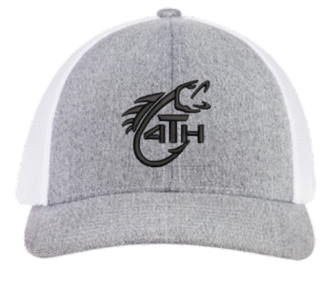 Woods and Water Flex-fit Hat Heather Grey