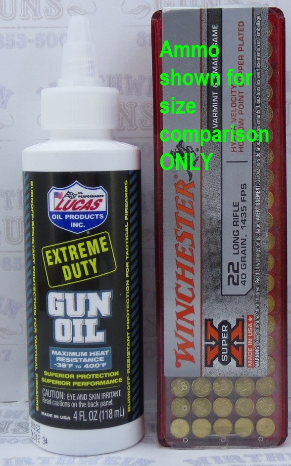 Lucas EXTREME DUTY Gun Oil 4 oz Bottle 10877