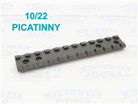 Factory Ruger Picatinny Scope Rail for 10/22 and Charger- Gun Metal Gray
