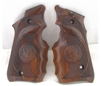 Factory Ruger Mark IV 4 Wrap Around Finger Groove Laminated Wood Grips (also fits and Volquartsen Mamba)
