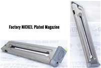Ruger 10 round NICKEL 90231 Magazine with SILVER Base for MK3 and MK4
