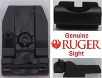 Factory Ruger Adjustable Rear Sight Black Outline for Mark Series Pistols