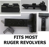 Ruger Adjustable Rear Sight Low White Outline for most Ruger Revolvers
