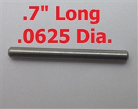 Stainless Rear Sight Pivot Pin for most Ruger Revolvers