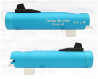 TacSol Tactical-Solutions 4" Trail-Lite Non-Fluted Matte Turquoise Threaded 1/2" x 28