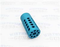 TacSol Tactical-Solutions 1/2x28 Trail-Lite Compensator Matte Turquoise
