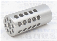 TacSol Tactical Solutions 1/2x28 Trail-Lite Buck Mark Compensator SILVER