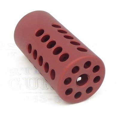 Tactical Solutions Pac-Lite 1" Compensator Matte Red 1/2"x28