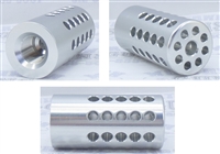 TacSol Tactical Solutions Pac-Lite 1" Compensator Bright Silver